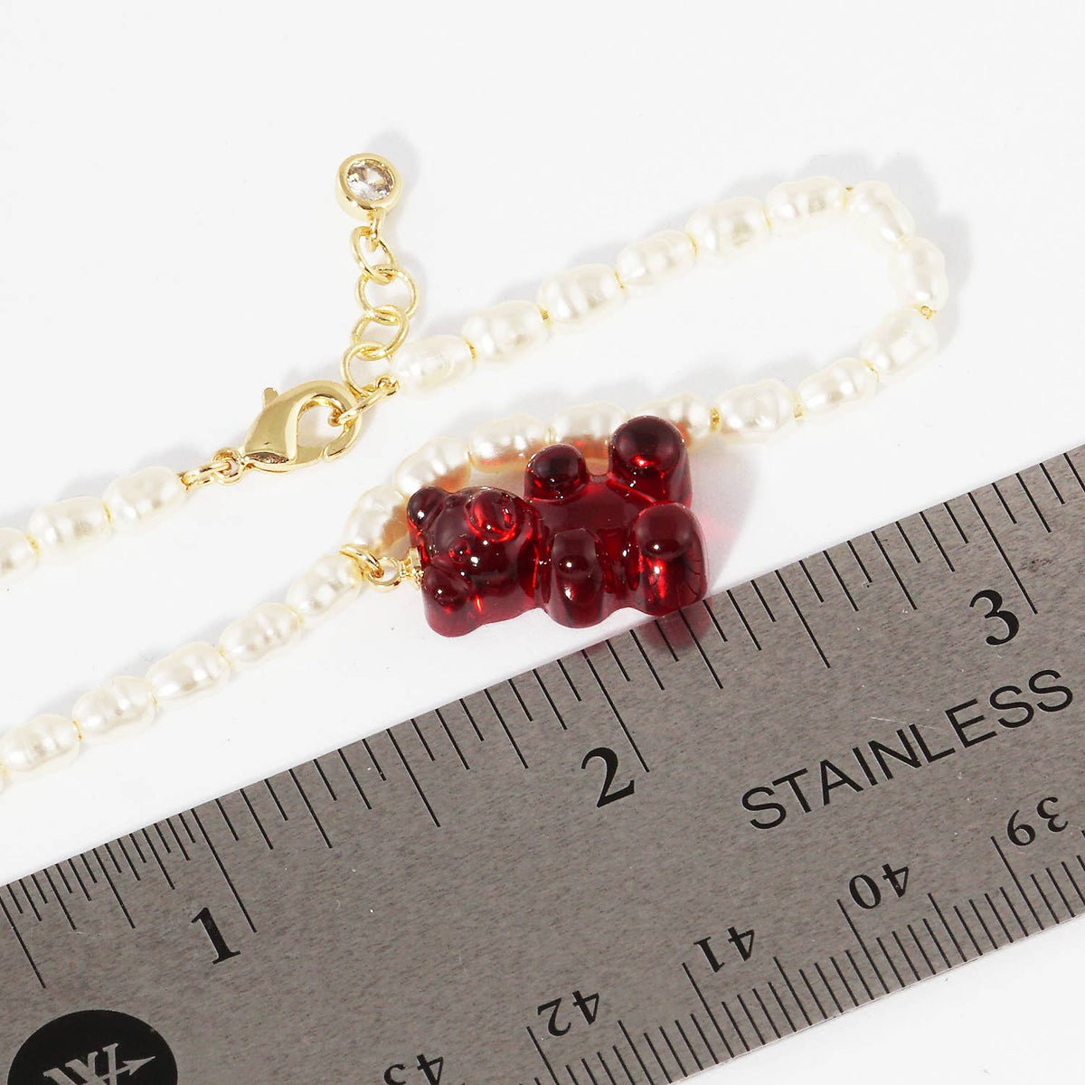 Multicolor Beaded Gummy Bear Bracelet
