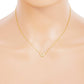 Dainty Pave Butterfly Pendant Necklace