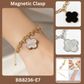 Clover Charm Bracelet with Easy-Wear Magnetic Clasp