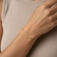 Minimalist Script "Mama" Charm Bracelet