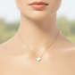 Mixed Media Clover Pendant Necklace