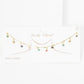 Gold Evil Eye Charm Multicolor Necklace