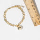 Minimalist Magnetic Clasp Link Bracelet with Spherical Ball