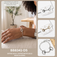 Minimalist Equestrian Snaffle Bit Paperclip Chain Bracelet