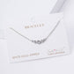 Graduated Bezel-Set Cubic Zirconia Chain Bracelet