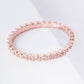 Gold Plated Eternity Band Ring