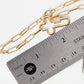 Minimalist Cross Carabiner Chain Bracelet