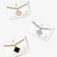 Clover Charm Bracelet with Easy-Wear Magnetic Clasp
