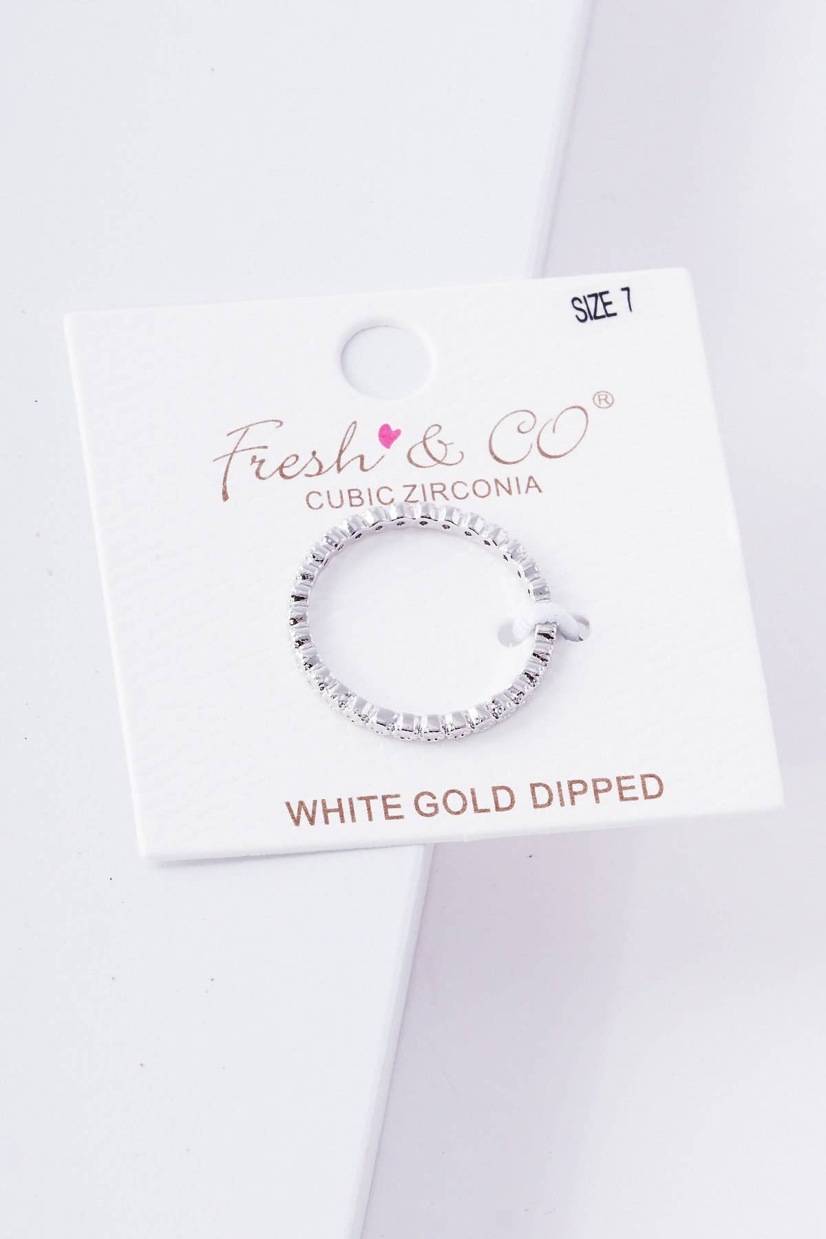 Gold Plated Eternity Band Ring