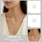Classic Solitaire Bezel CZ Pendant Necklace
