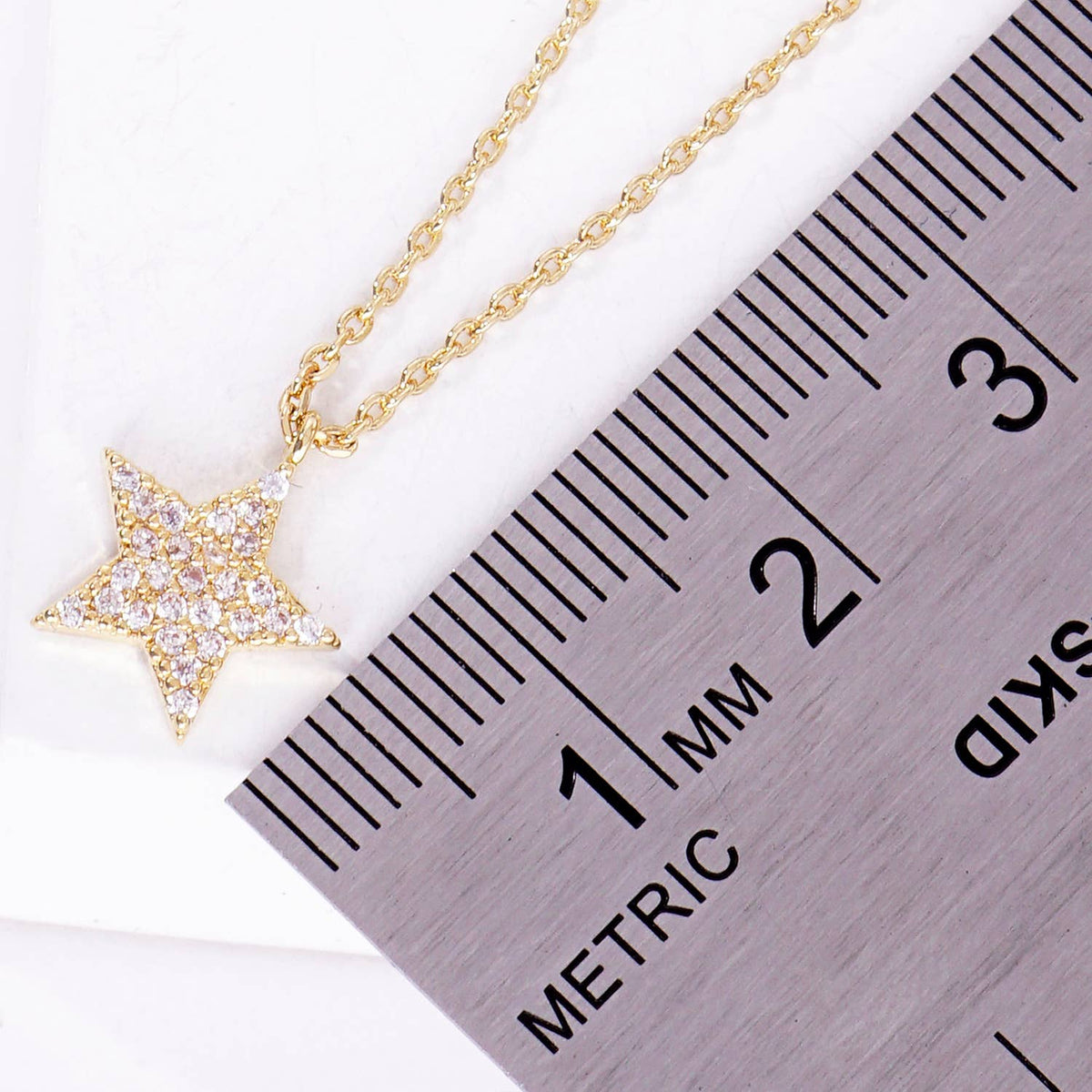 Pave Star Pendant Necklace
