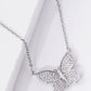 Gold Cubic Filled Butterfly Necklace