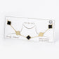 Lucky Clover 5-Motif Station Necklace