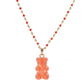 Multicolor Beaded Gummy Bear Necklace
