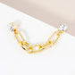 Crystal Chain Cap & Collar Pin