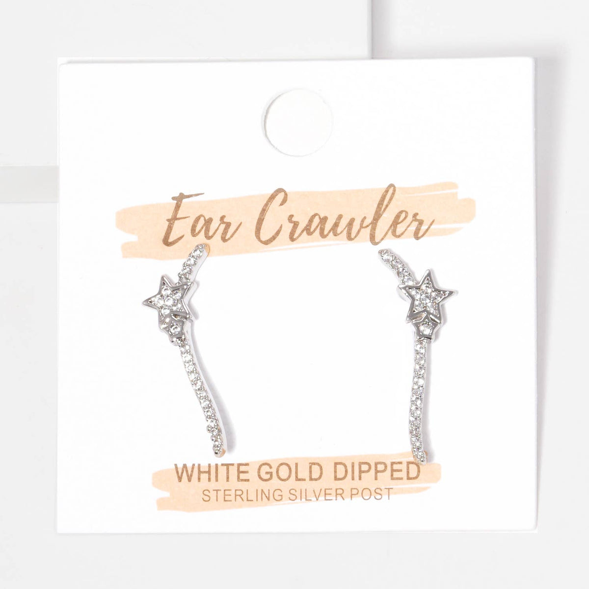 Shooting Star Pave Ear Crawlers