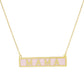Gold Plated Mini Bar MAMA Necklace