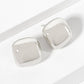 Polished Brass 16mm Square-Shaped Stud Earrings