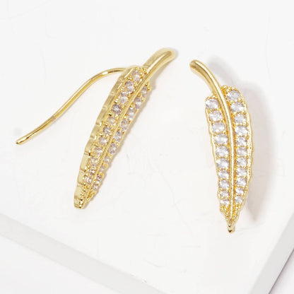 Feather Pave Ear Crawlers
