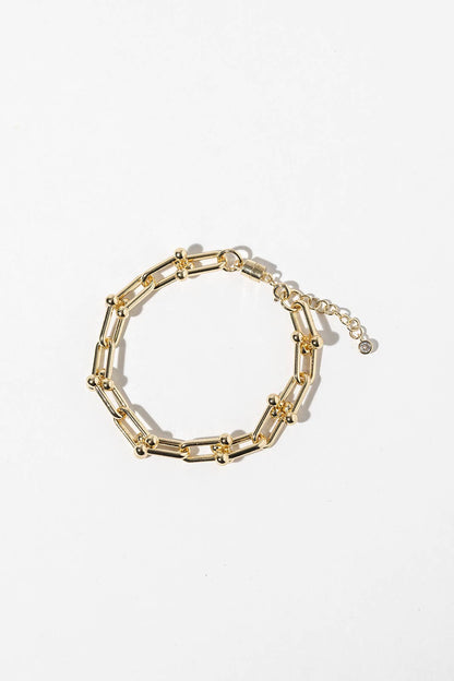 Effortless Magnetic Clasp U-Link Chain Bracelet