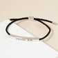 Inspirational Messages "Dream Big" Tube Bar Bracelet