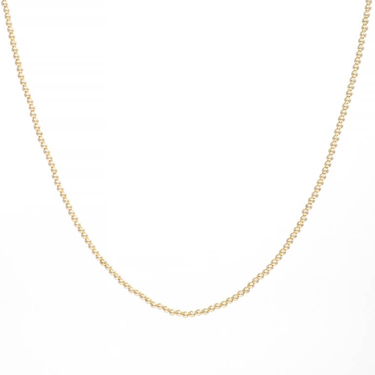 Gold Plated Pearl Beaded Necklace