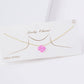 Gold Plated Opal Four Leaf Clover Necklace