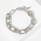 Twisted U-Link Chain Bracelet