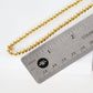 Gold Plated Multicolor Beaded Necklace
