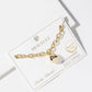 Minimalist Magnetic Clasp Link Bracelet with Spherical Ball