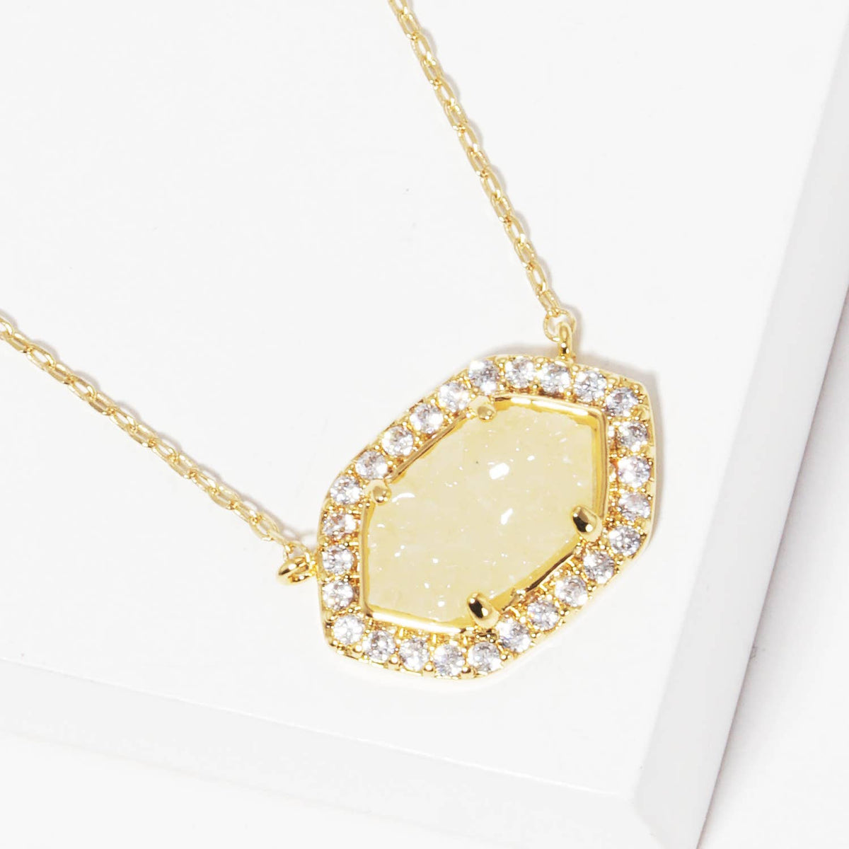 Bridesmaid Druzy Necklace
