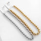 Gold Plated Bold Bead Necklace