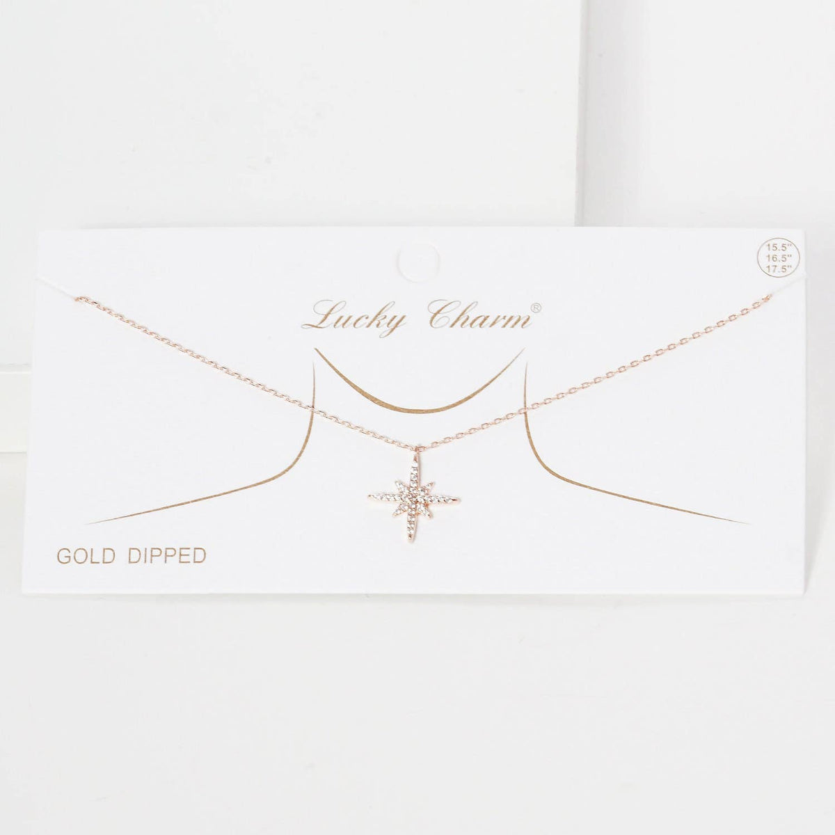 Gold Plated North Star Necklace