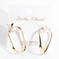 Twisted Geometric Hoop Earrings