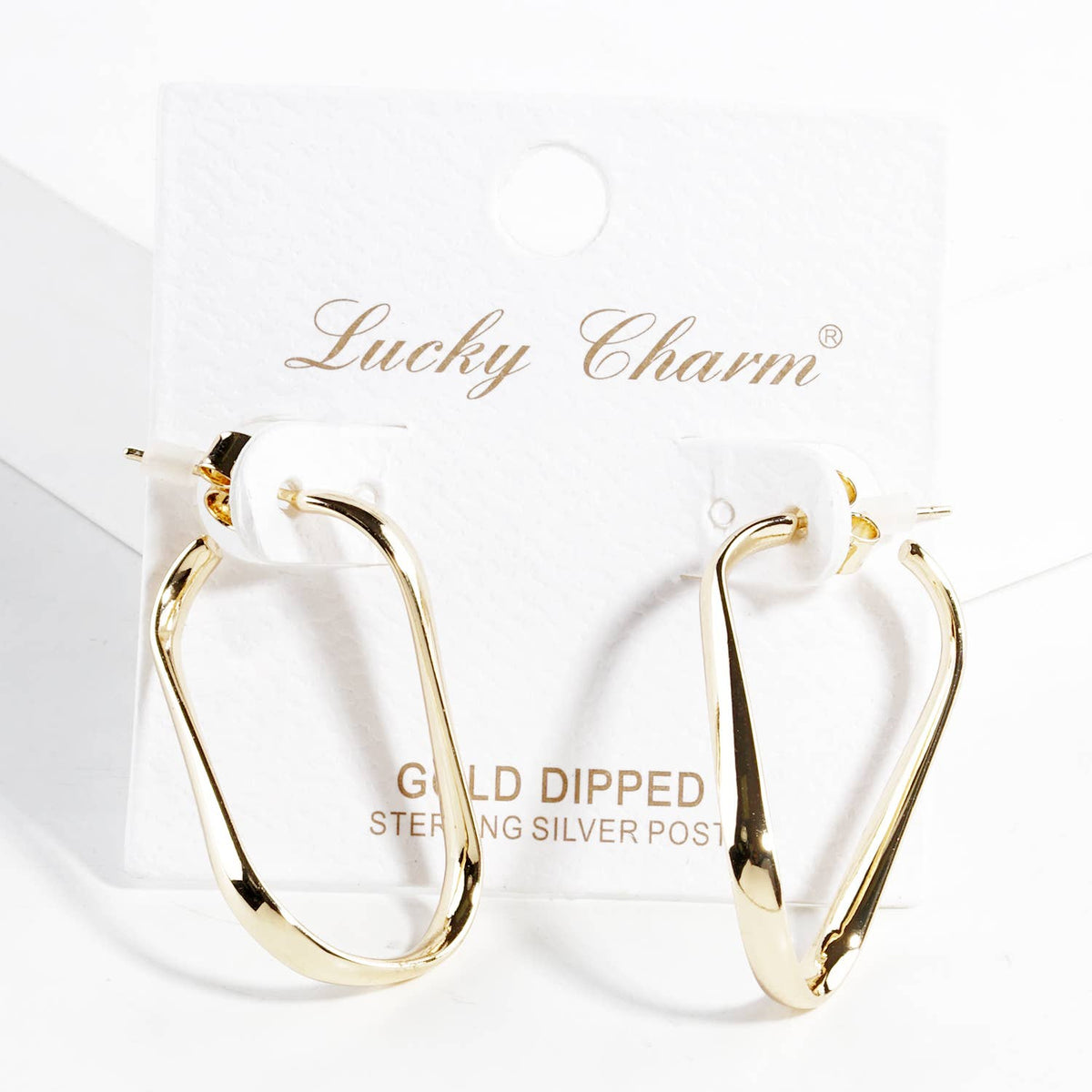 Twisted Geometric Hoop Earrings