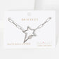 Minimalist Pavé Star Carabiner Charm Bracelet