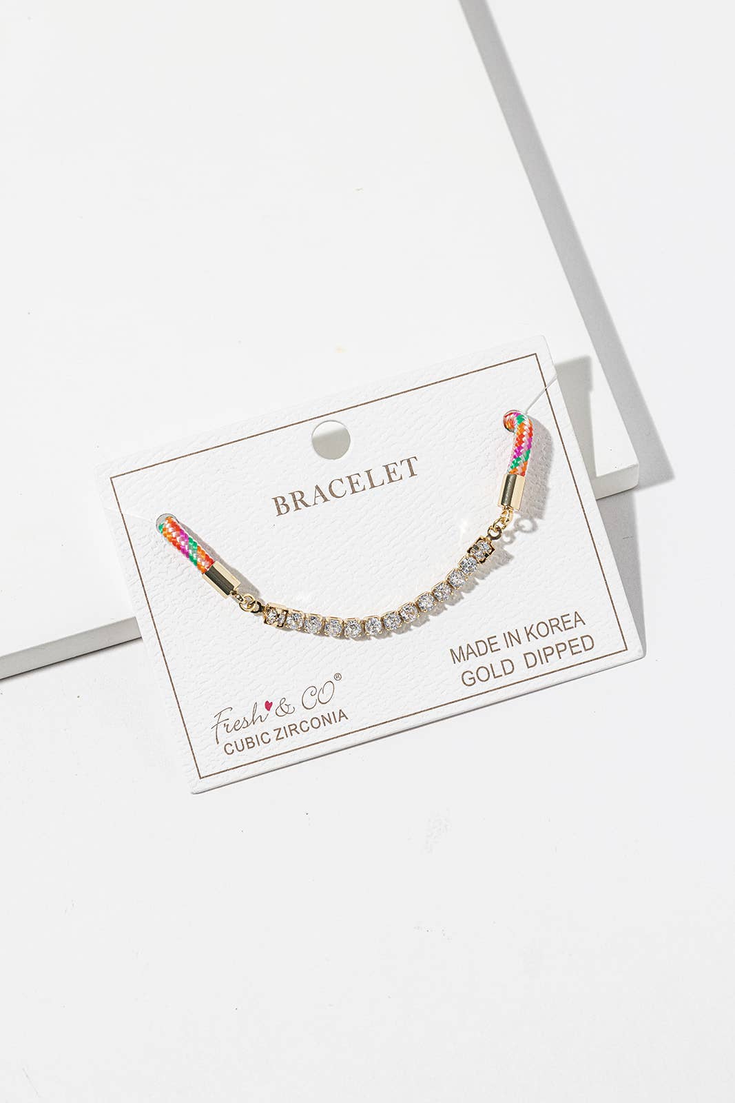 Tennis & Cord Hybrid Bracelet