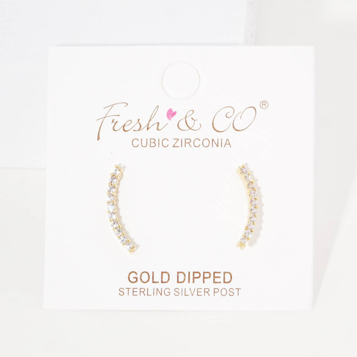 Dainty Cubic Zirconia Ear Crawlers