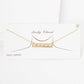 Gold Plated Mini Bar MAMA Necklace