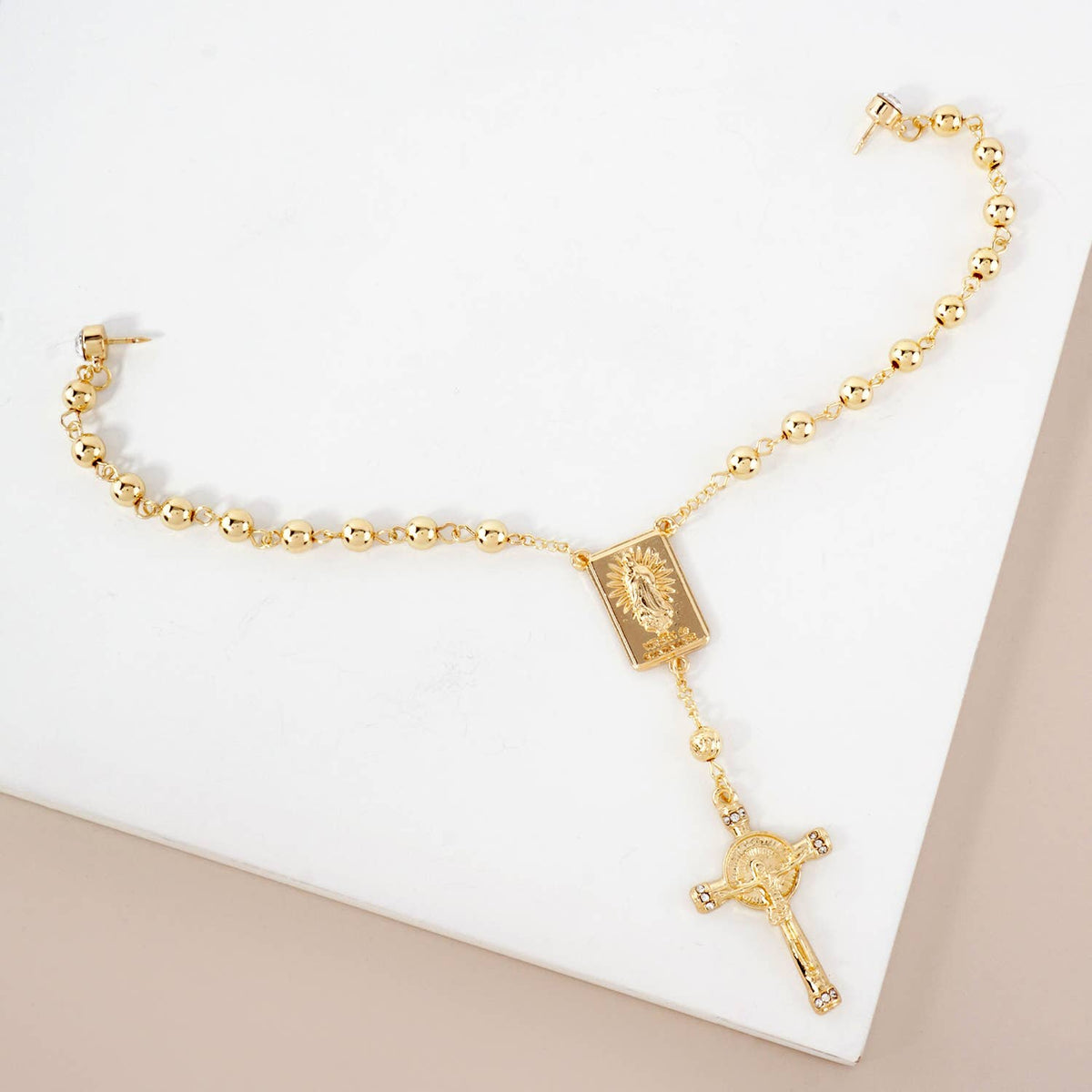Cap & Pin Rosary Chain Accessory