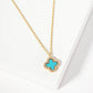 Pave-Set 11mm Quatrefoil Pendant Necklace