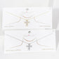 Gold Cruciform Cross Necklace