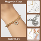Texas State Charm Pave Cubic Zirconia Link Chain Bracelet