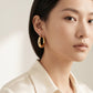 Chunky Dome Hoop Earrings