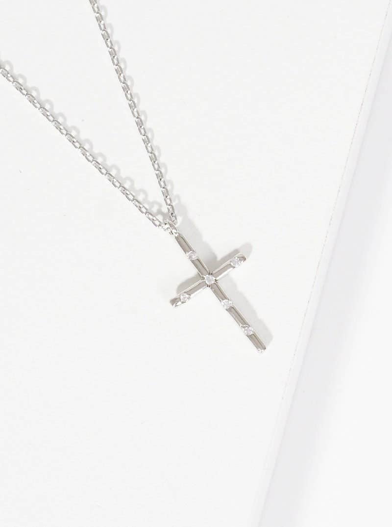 Gold Christianity Cross Necklace