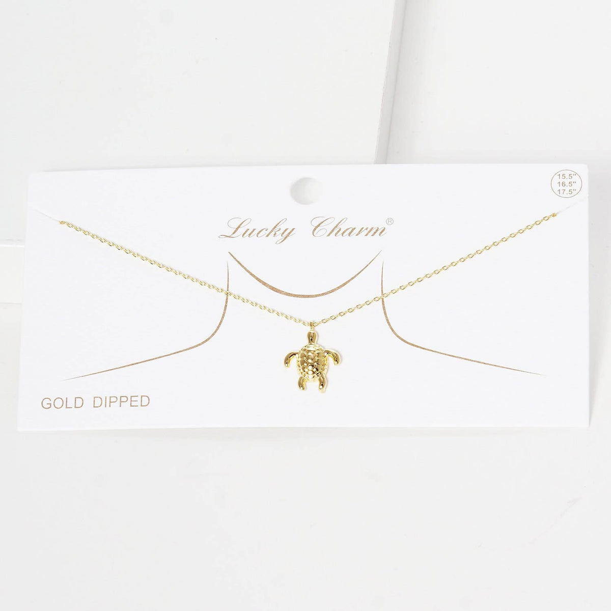 Gold Plated Sea Turtle Necklace