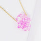 Gold Plated Opal Hasma Hand Necklace