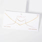 Minimalist Pavé CZ Chevron V-Necklace