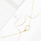 Gold Plated Swarovski Symbolic Necklace