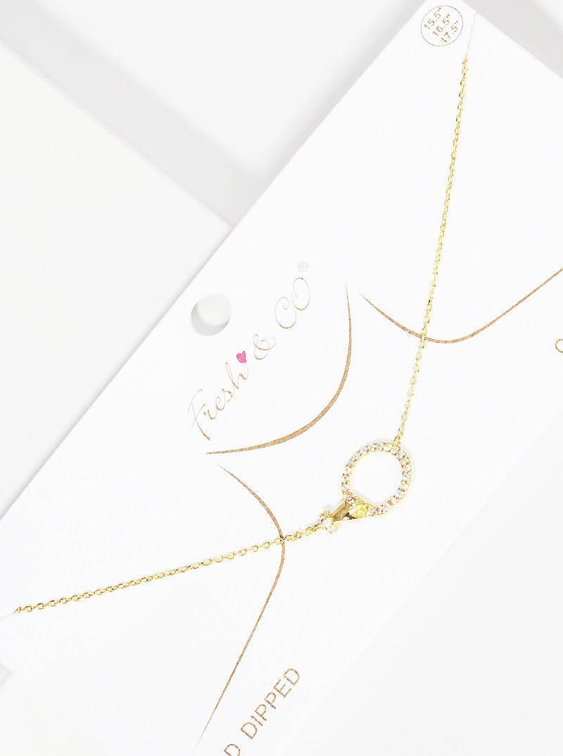 Gold Plated Swarovski Symbolic Necklace